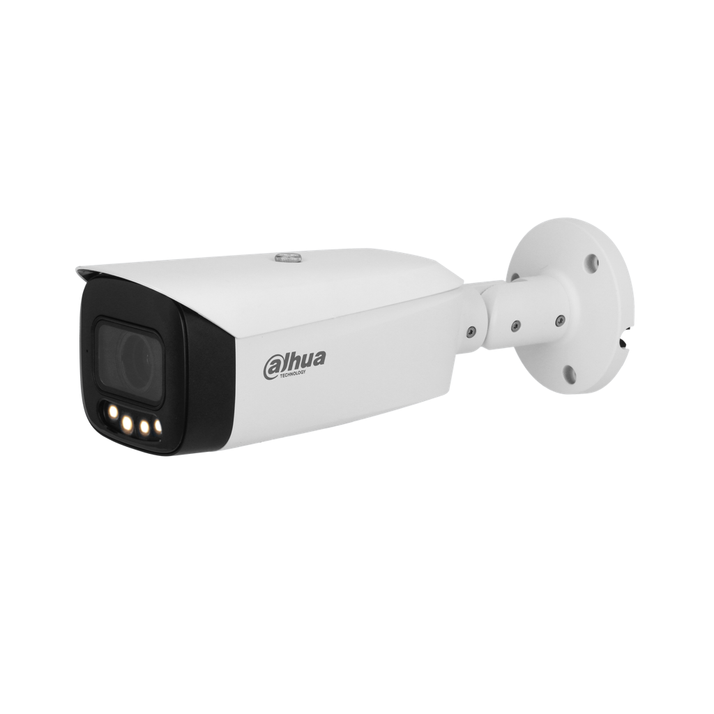 DH-IPC-HFW5449T1P-ZE-LED-2712. Cámara Dahua IP bullet AI 4MP Full Color 2.7-12mm LED 70m PoE Alarma