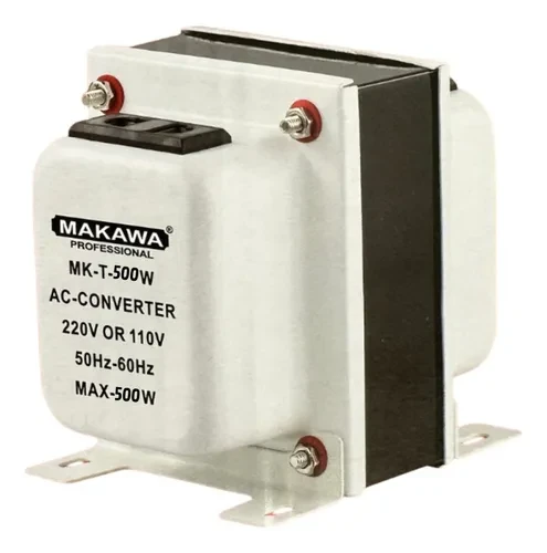 MK-T-500W. Transformador eléctrico de 220V a 110V con capacidad de 500W