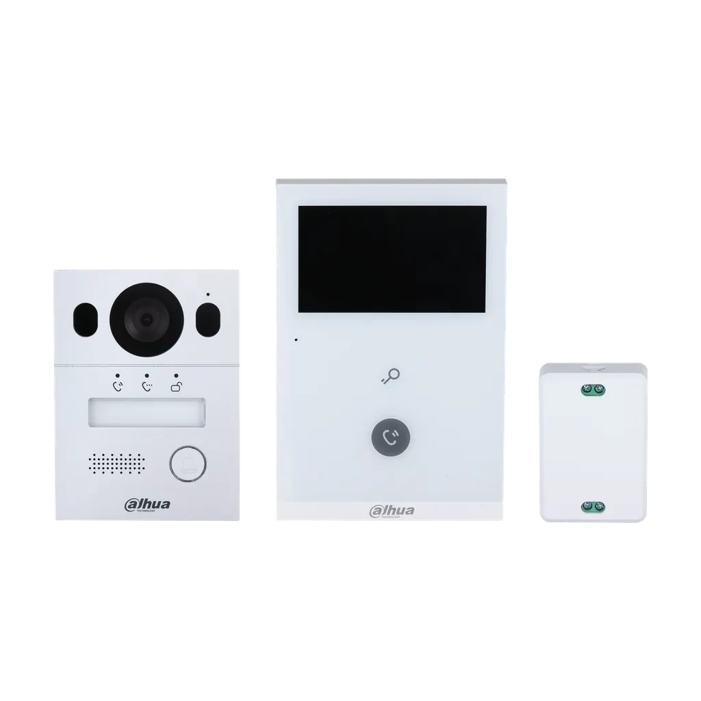 DHI-KTX02(S). Kit Video portero de 2 Hilos pantalla de 4.3" (VTH5113H-W / VTO2003F / VTNC1003C / VTM115)