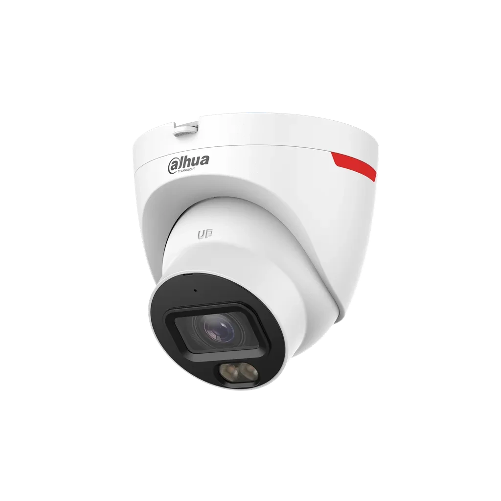 DH-IPC-HDW2249TP-S-LED-0280B-PRO. Cámara IP Dahua tipo eyeball de 2MP lente fijo de 2.8mm tecnología WizColor Iluminación de hasta 50m protección IP67