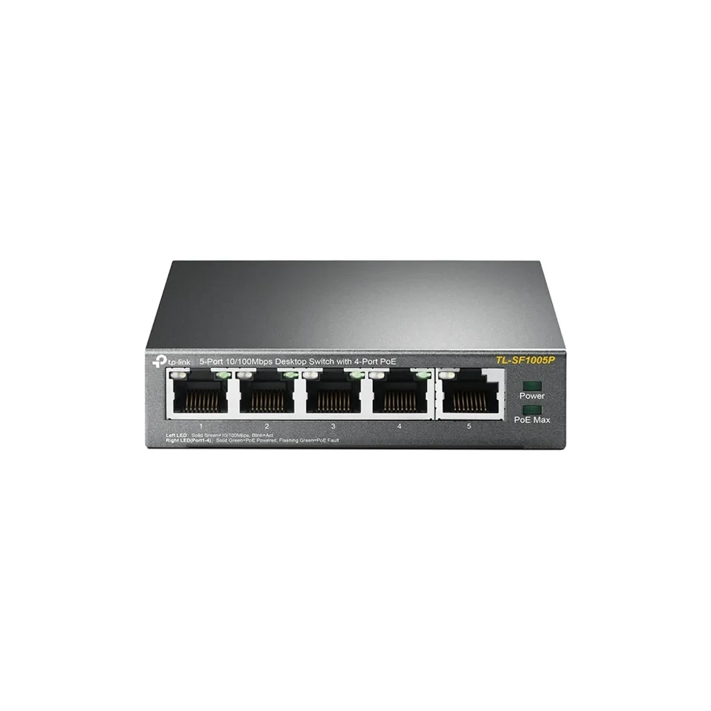 TL-SF1005P. Switch de Sobremesa de 5 Puertos Gigabit con 4 puertos PoE