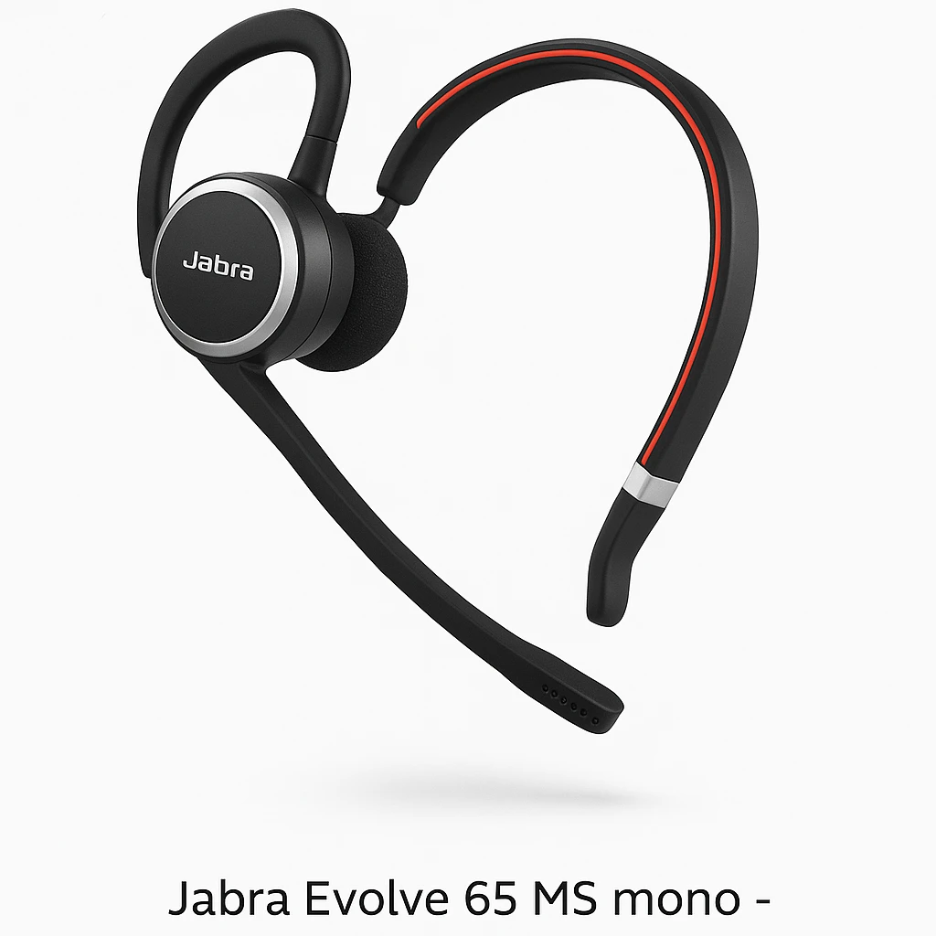 Jabra Evolve 65 MS mono - Auricular - en oreja - convertible - Bluetooth - inalámbrico - NFC - USB - Certificado para Skype Empresarial