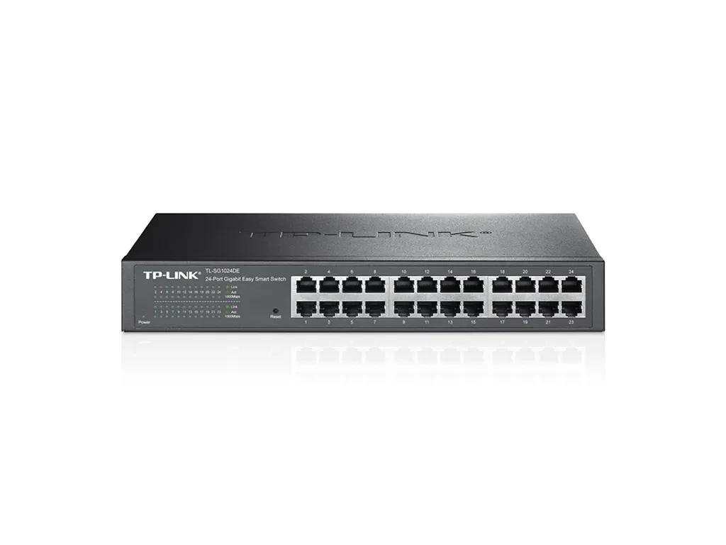 TL-SG1024DE. SWITCH TP-LINK. 24 BOCAS 1000MBS. ADMIN GIGABIT.