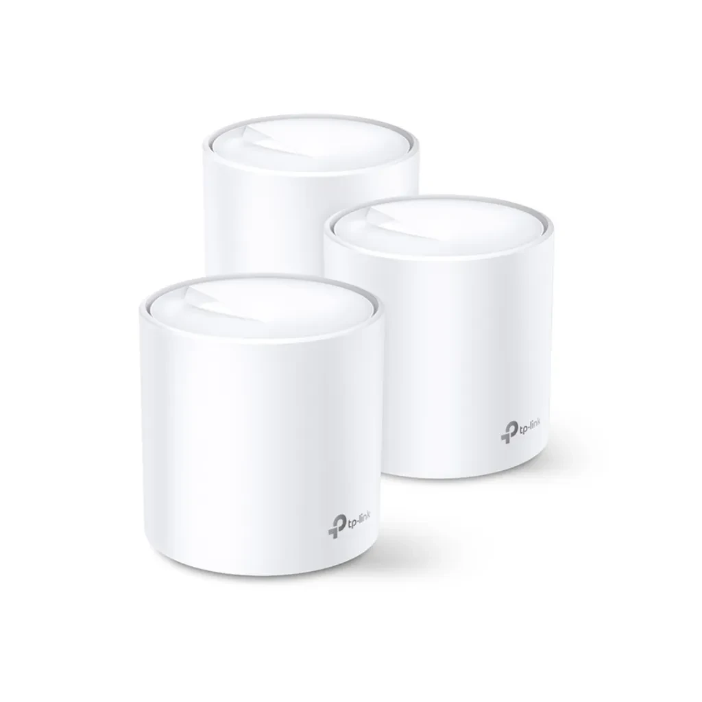 Deco X20(2-pack). Pack 2 Router WiFi 6 Home Mesh AX1800 doble banda (1201Mbps en 5GHz y 574Mbps en 2.4GHz) MU-MIMO 2 puertos 1Gb