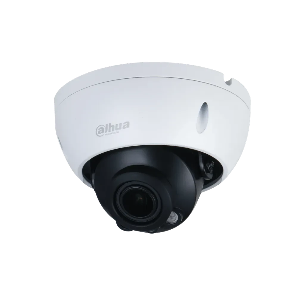 DH-IPC-HDBW1230RP-ZS-2812-S5-QH. Cámara IP dahua 2MP tipo mini domo lente vari focal de 2.8 a 12mm IR de 40m  protección IP67 IK10