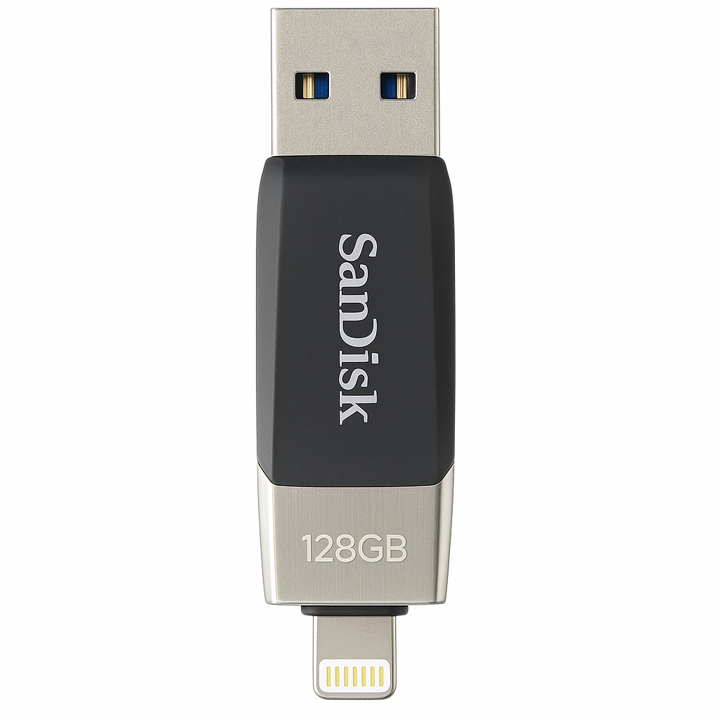 SanDisk iXpand Mini - Unidad flash USB - 128 GB - USB 3.0 / Lightning