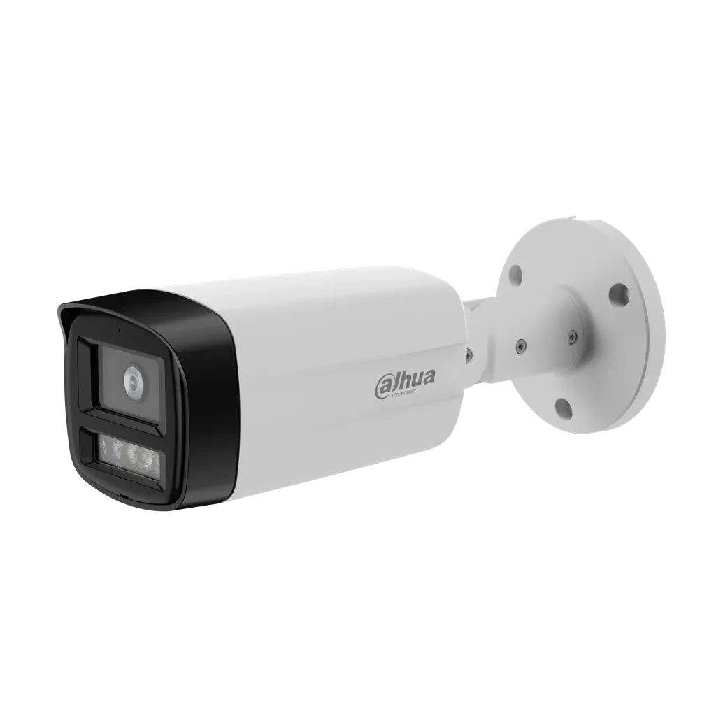 DH-HAC-HFW1239TMN-IL-A-0280B-S3.Cámara HDCVI bullet 2MP full color con Iluminación Dual Inteligente hasta 40m protección IP67