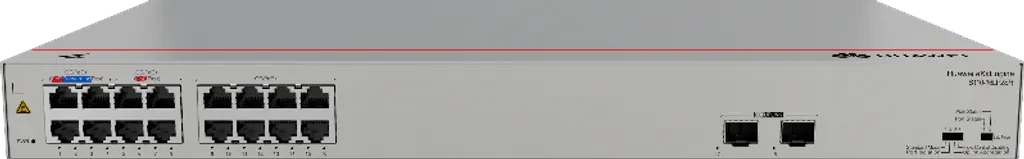 S110-16LP2SR. Switch Hauwei eKit 16 puertos PoE+ 10/100/1000Base-T 2 Puertos 1GE SFP capacidad de conmutación de 36 Gbit/s capacidad de reenvió de paquetes de 26.78 Mpps