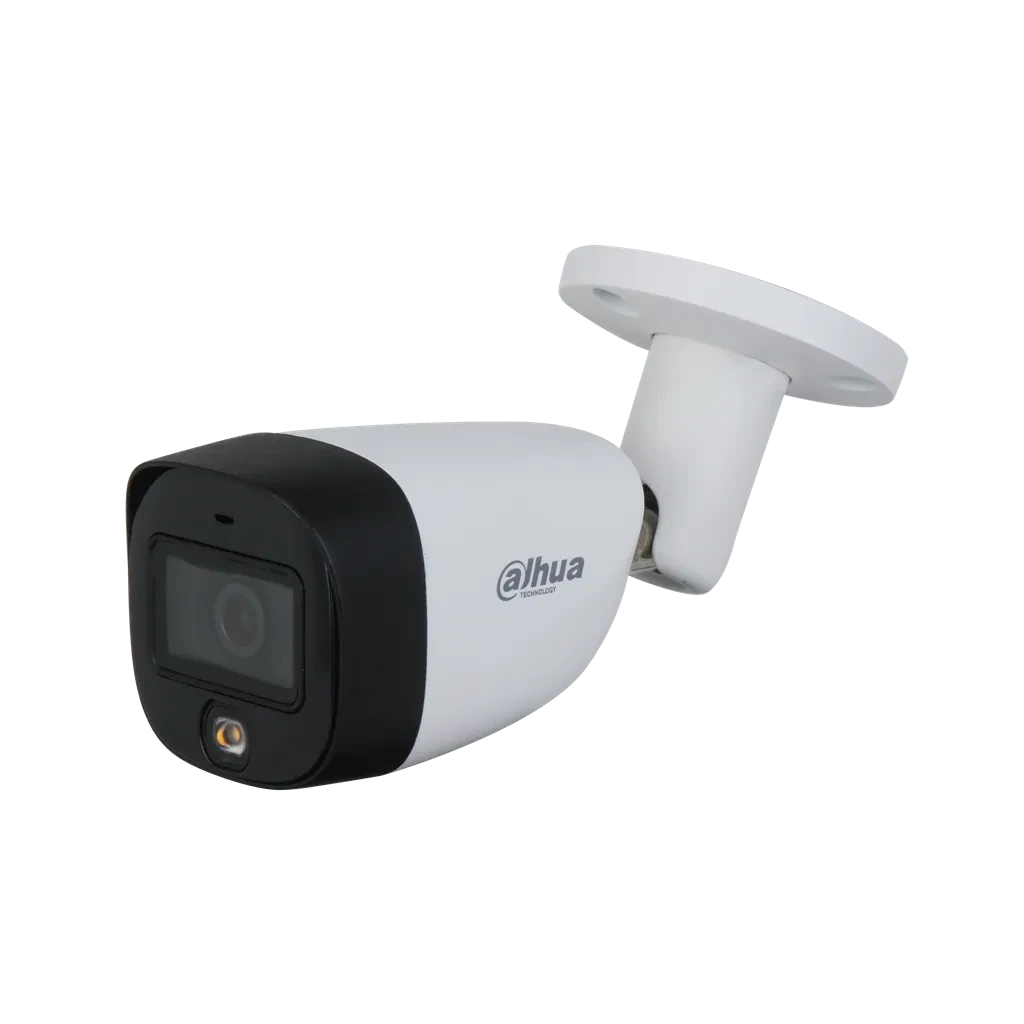 DH-HAC-HFW1801CMN-IL-A-0280B-S2. Cámara HDCVI Dahua de 8MP (4K) tipo bullet lente fijo de 2.8mm iluminación de hasta 20m protección IP67 micrófono incorporado.