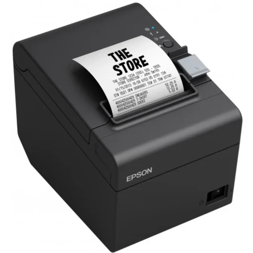 Epson TM T20III - Impresora de recibos - línea térmica - Rollo (7,95 cm) - 203 x 203 ppp - hasta 250 mm/segundo - USB 2.0, serial - cortador - negro