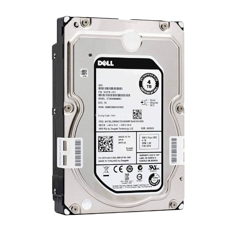 Dell - Disco duro - 4 TB - hot-swap - 3.5" - SATA 6Gb/s - 7200 rpm