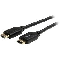 StarTech.com Cable HDMI premium de alta velocidad con Ethernet - 4K 60Hz - 3m - Cable HDMI Certificado Premium - HDMI 2.0 - Cable HDMI con Ethernet - HDMI macho a HDMI macho - 3 m - negro - p