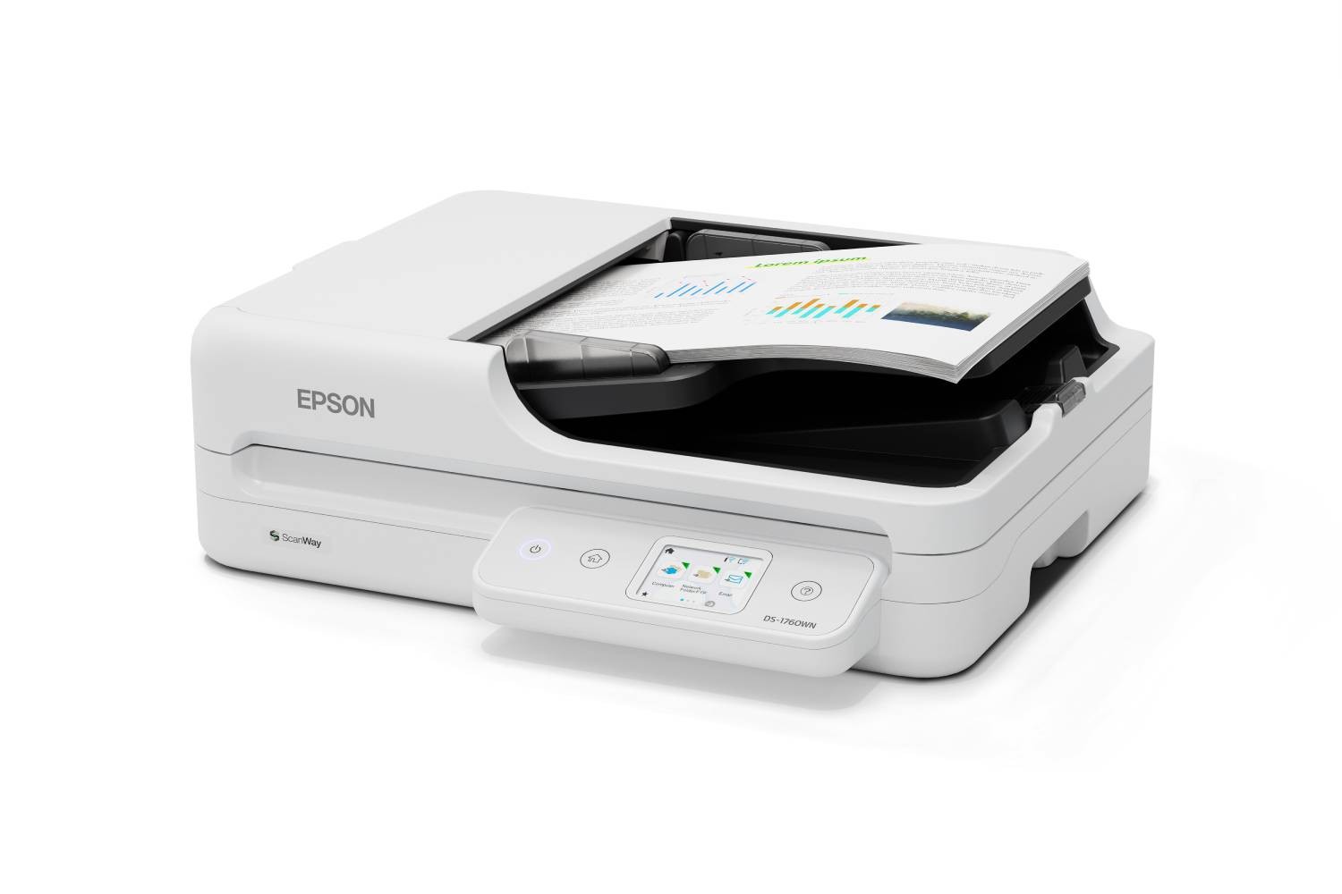 Epson - Document scanner - DS-1760WN 30PPM DUPLEX ADF NET