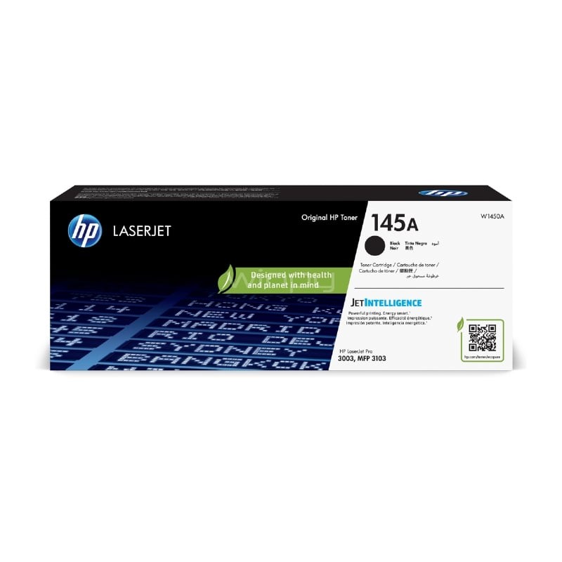 HP 145X - Alto rendimiento - negro - original - LaserJet - cartucho de tóner (W1450X) - para LaserJet Pro 3001, 3002, 3003, MFP 3101, MFP 3102, MFP 3103, MFP 3104, MFP3102