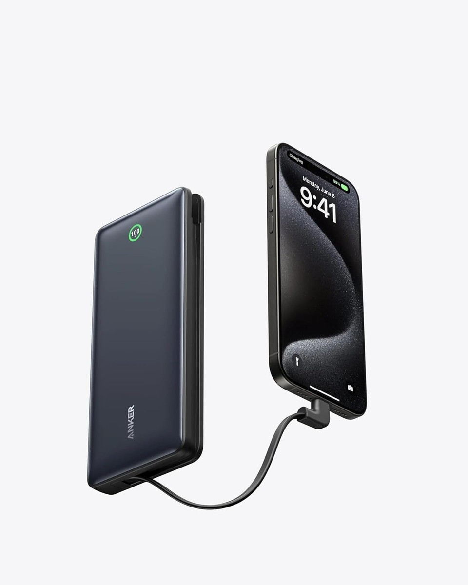 Anker - Power bank - Lithium - Para - - (20K 30W Built-In USB-C and Li