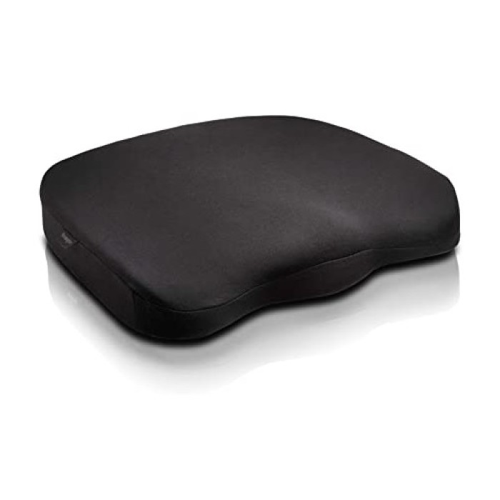 Kensington Ergonomic Memory Foam Seat Cushion - Seat rest - black