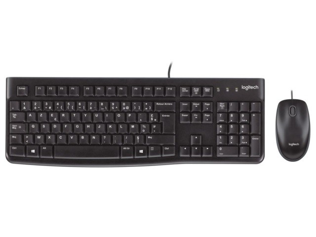 Logitech Desktop MK120 - Juego de teclado y ratón - USB