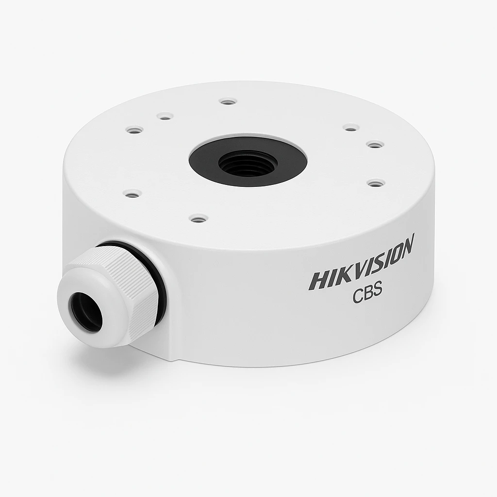 Hikvision CBS - Base de conducto de cámara - para Pro Series DS-2CD2T83, 2CD2T87; Pro Series EasyIP 4.0 with ColorVu; Turbo HD DS-2CE72