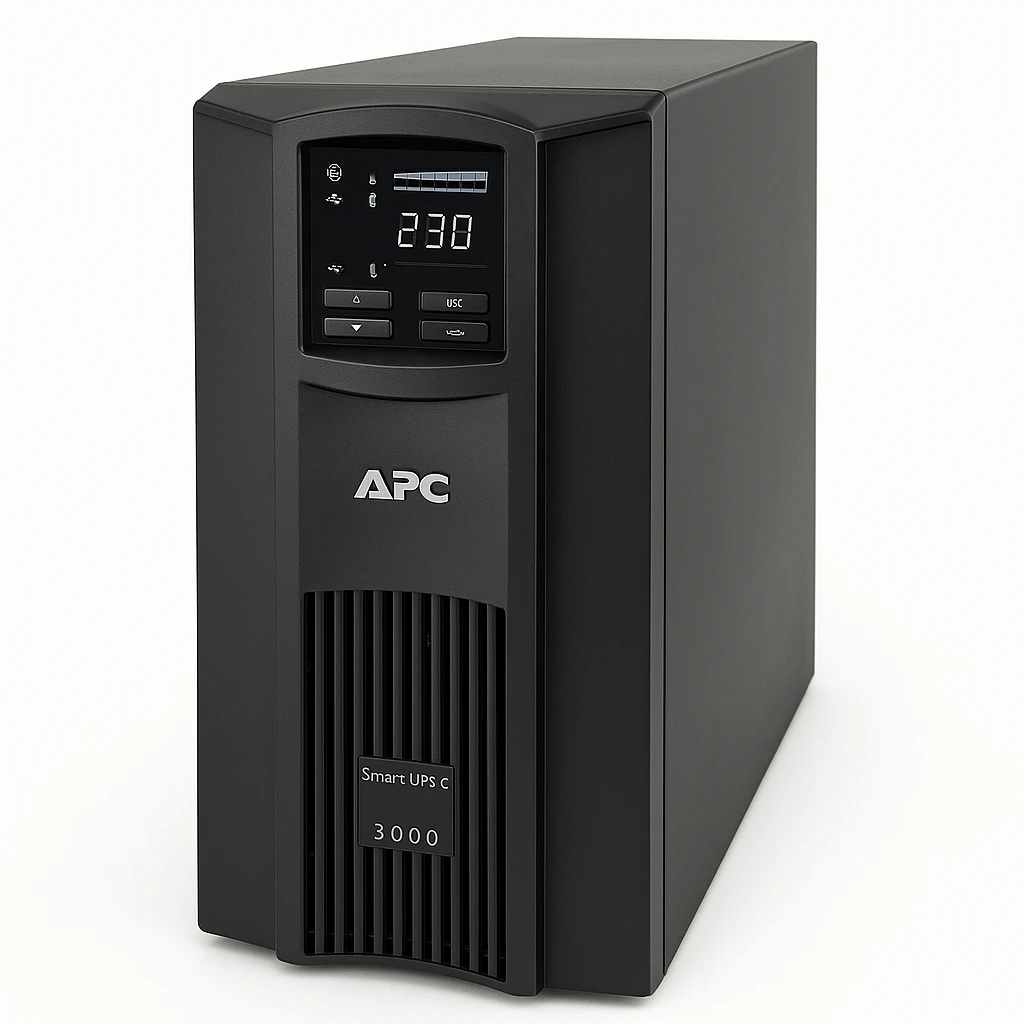 APC Smart-UPS C 3000VA LCD - UPS - CA 230 V - 2100 vatios - 3000 VA - USB - conectores de salida: 7 - negro