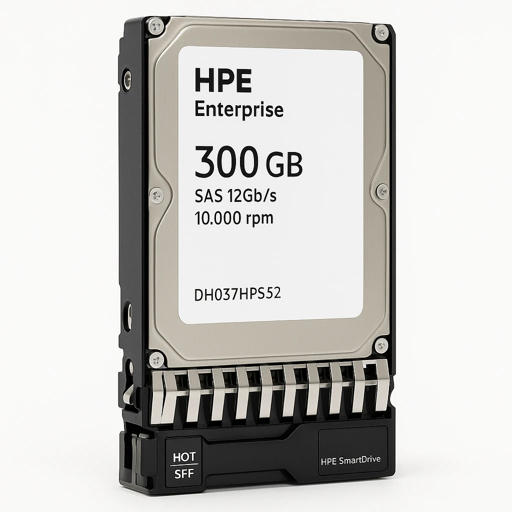 HPE Enterprise - Disco duro - 300 GB - hot-swap - 2.5" SFF - SAS 12Gb/s - 10000 rpm - con HPE SmartDrive carrier