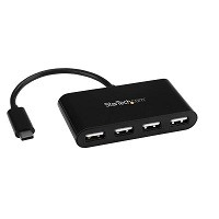 StarTech.com Hub Concentrador USB-C a USB A de 4 Puertos - Ladrón Adaptador USB Tipo C a USB A de 4 Puertos - USB 2.0 - Hub - 4 x USB 2.0 - sobremesa