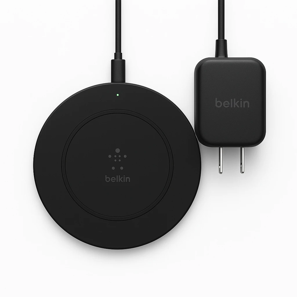 Belkin BOOST UP Wireless Charging Pad - Alfombrilla de carga inalámbrica + adaptador de corriente CA - 7.5 vatios