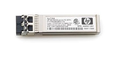 HPE - Módulo de transceptor SFP+ - canal de fibra de 8 Gb (onda corta) - Fibre Channel (paquete de 4) - para Modular Smart Array 2040 SAN Controller, 2040 SAS Controller