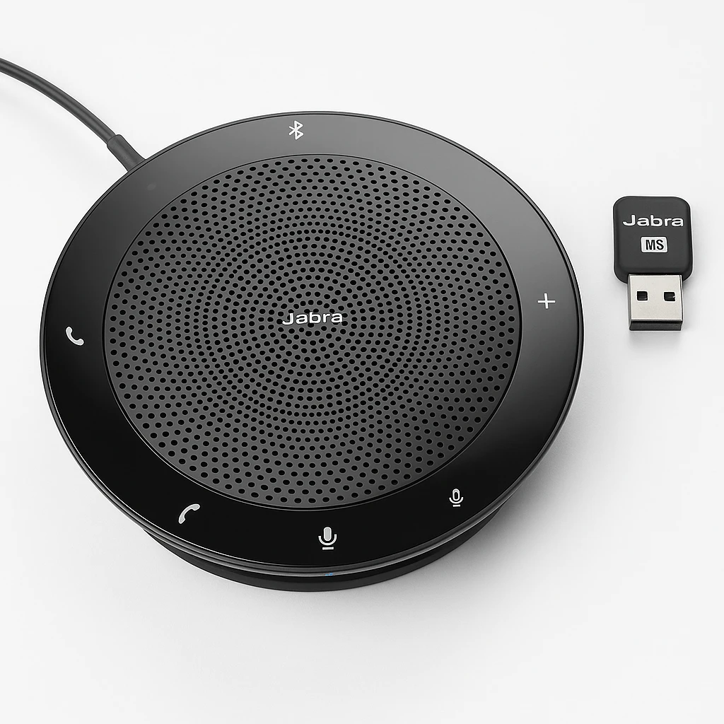 Jabra SPEAK 510+ MS - Altavoz manos libres - Bluetooth - inalámbrico - USB - Certificado para Skype Empresarial