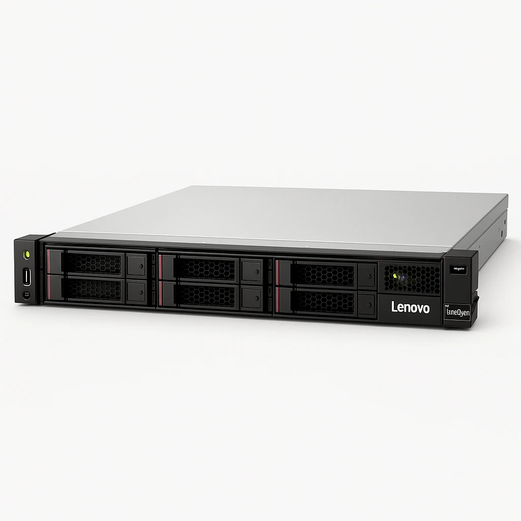 Lenovo ThinkSystem SR530 7X08 - Servidor - se puede montar en bastidor 1U - 2 vías - 1 x Xeon Silver 4110 / hasta 3 GHz - RAM 8 GB - SAS - hot-swap 3.5" bahía(s) - sin disco duro - Matrox G20
