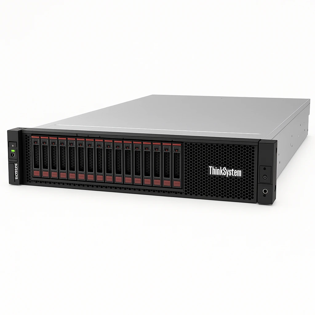 Lenovo ThinkSystem SR650 7X06 - Servidor - se puede montar en bastidor 2U - 2 vías - 1 x Xeon Silver 4114 - RAM 16 GB - SAS - hot-swap 2.5" bahía(s) - sin disco duro - Matrox G200 - sin SO - 