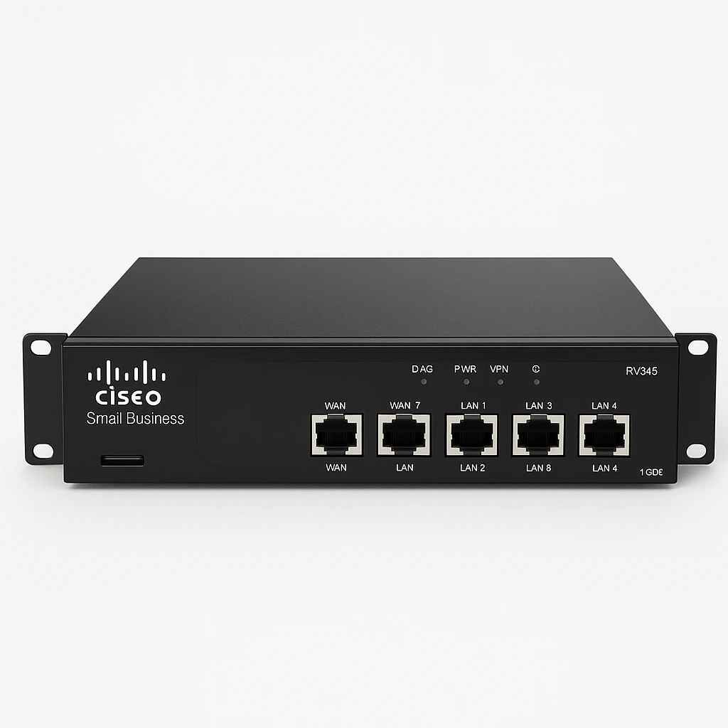 Cisco Small Business RV345 - Router 1GbE - Puertos WAN: 2 - montaje en rack
