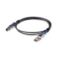 HPE Mini-SAS high density to mini-SAS - Cable externo SAS - 4x Shielded Mini MultiLane SAS (SFF-8088) de 26 pines (M) a 36 pin 4x Mini SAS HD (SFF-8644) (M) - 2 m - para HPE D3600, D3700, H24