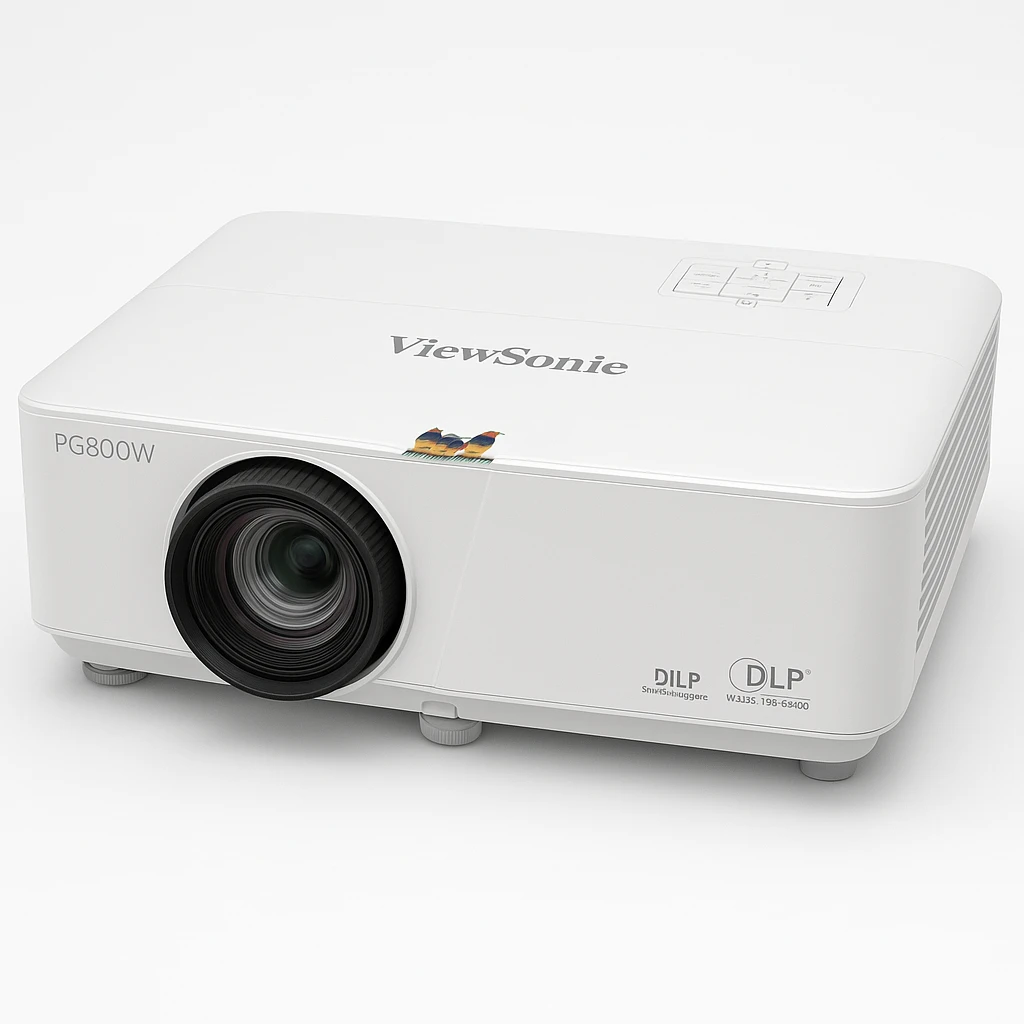 ViewSonic PG800W - Proyector DLP - 5000 ANSI lumens - WXGA (1280 x 800) - 16:10 - objetivo zoom