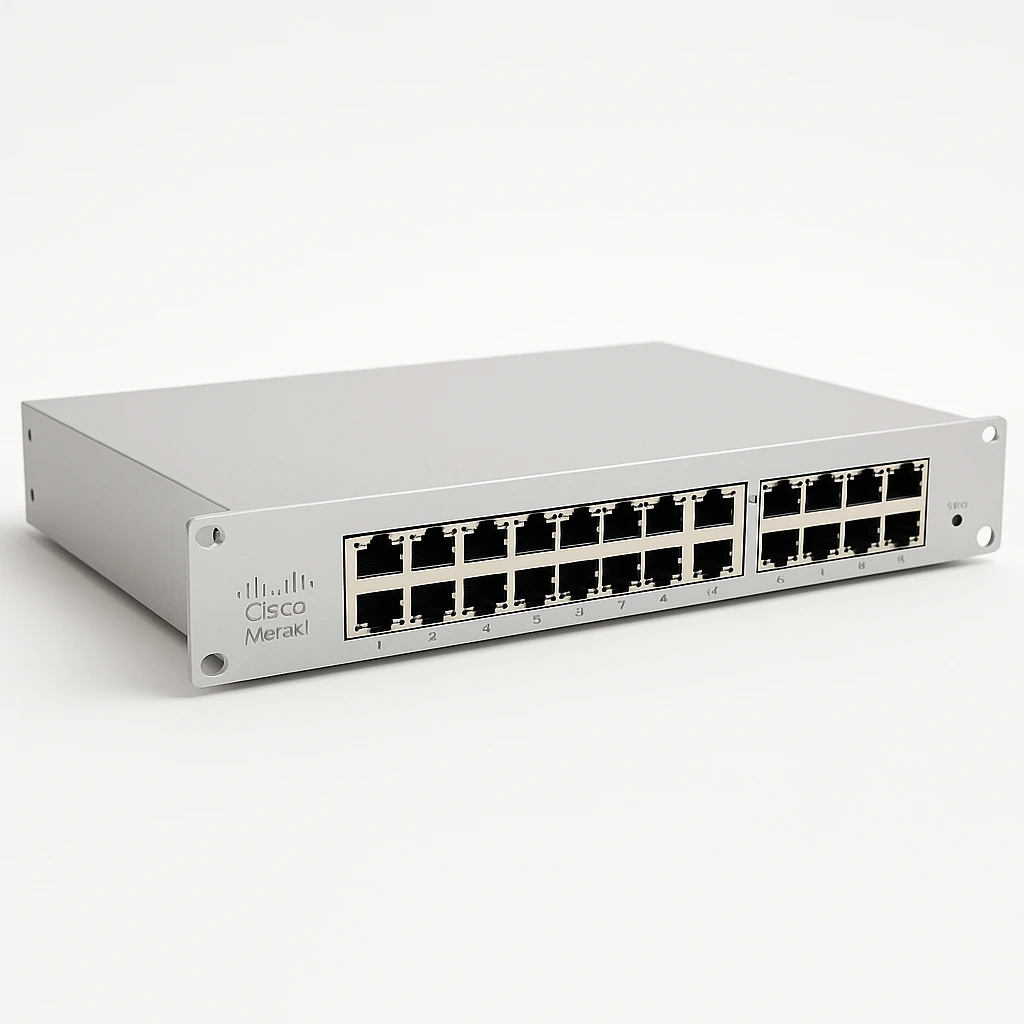 Cisco Meraki Cloud Managed MS120-24 - Conmutador - Gestionado - 24 x 10/100/1000 + 4 x Gigabit SFP - montaje en rack, sobremesa