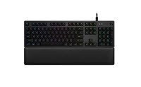 Logitech Gaming G513 - Teclado - con retroiluminación - USB - inglés - interruptor: Romer-G táctil - carbón