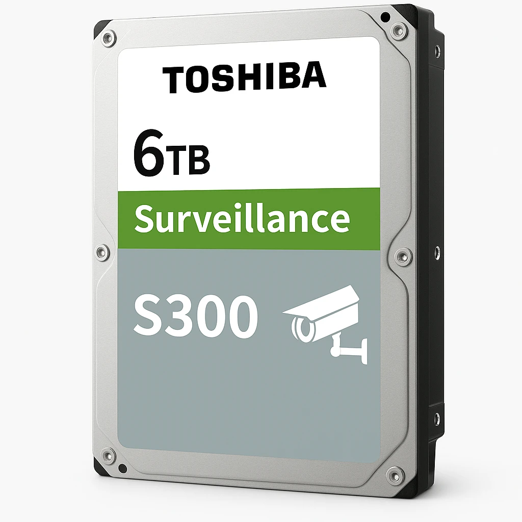 Toshiba S300 Surveillance - Disco duro - 6 TB - interno - 3.5" - SATA 6Gb/s - 7200 rpm - búfer: 256 MB