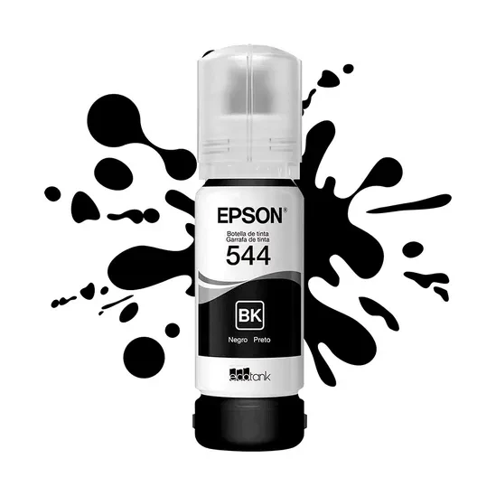 Epson 544 - 65 ml - negro - original - recarga de tinta - para EcoTank L1110, L1210, L3110, L3150, L3210, L3250, L3260, L5290