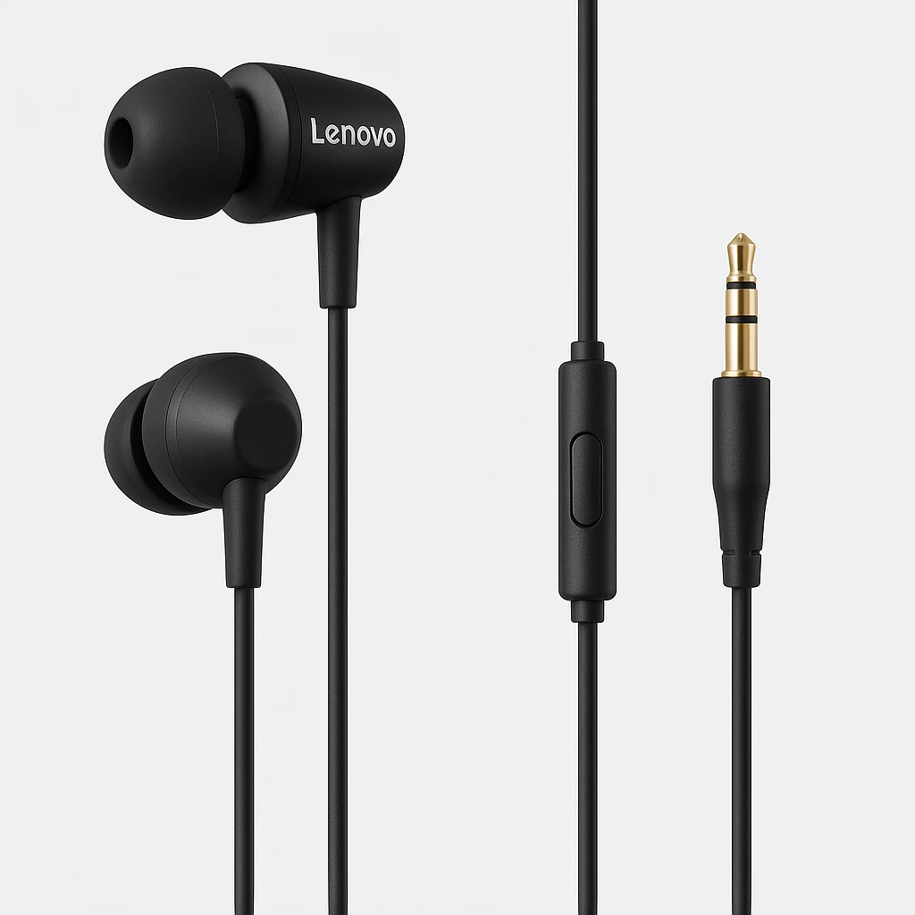 Lenovo - Auriculares internos con micro - en oreja - cableado - conector de 3,5 mm