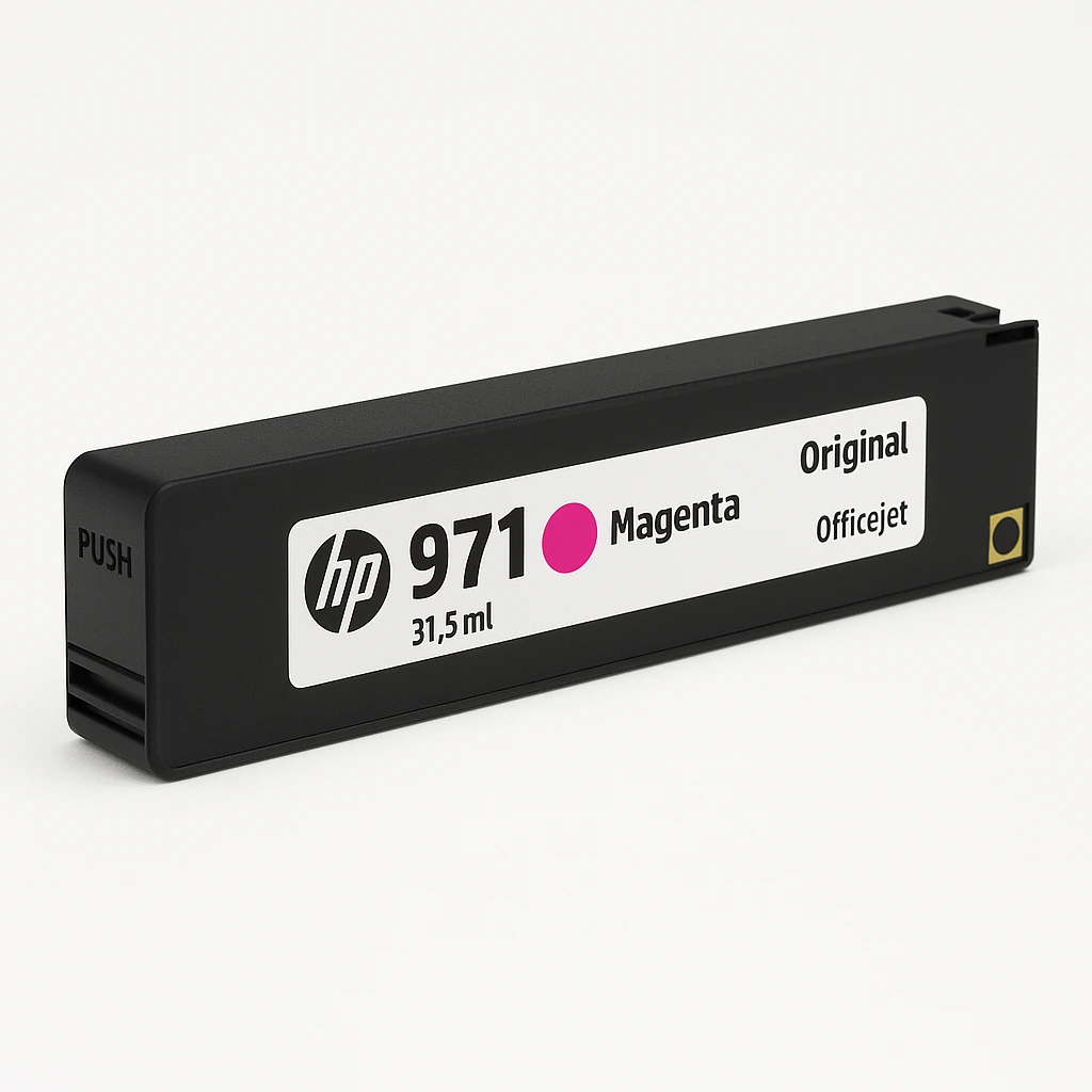 HP 971 - 31.5 ml - magenta - original - Officejet - cartucho de tinta - para Officejet Pro X451dn, X451dw, X476dn MFP, X476dw MFP, X551dw, X576dw MFP
