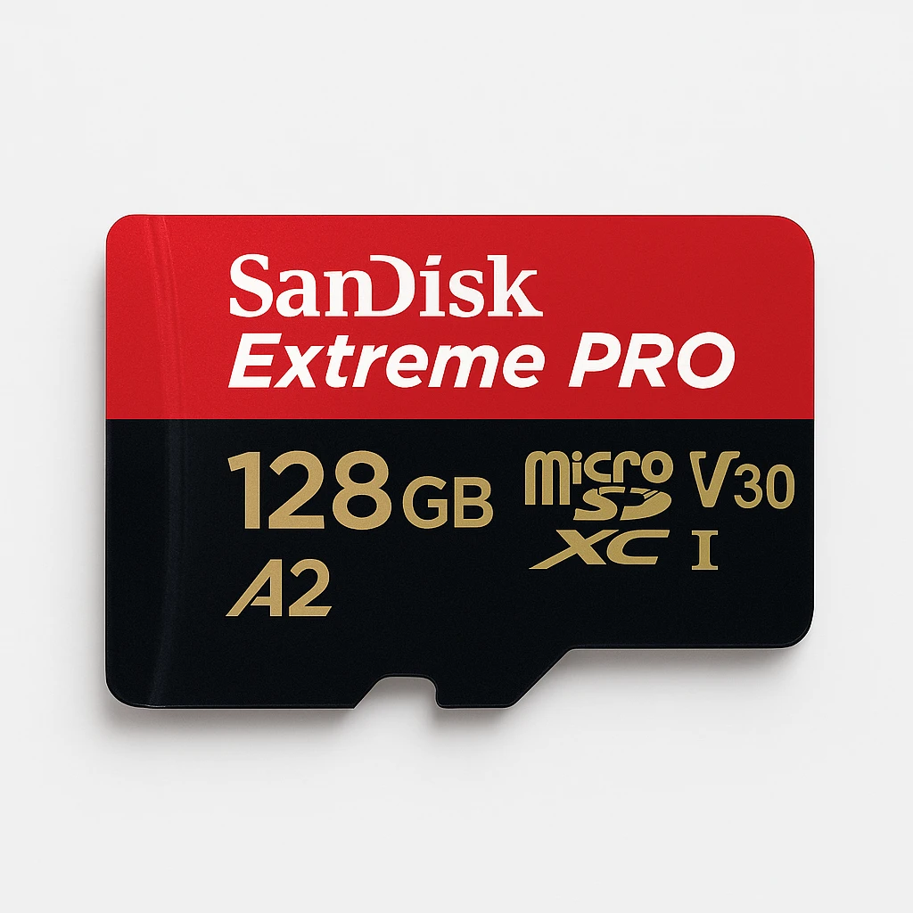 SanDisk Extreme Pro - Tarjeta de memoria flash - 128 GB - A2 / Video Class V30 / UHS-I U3 / Class10 - microSDXC UHS-I