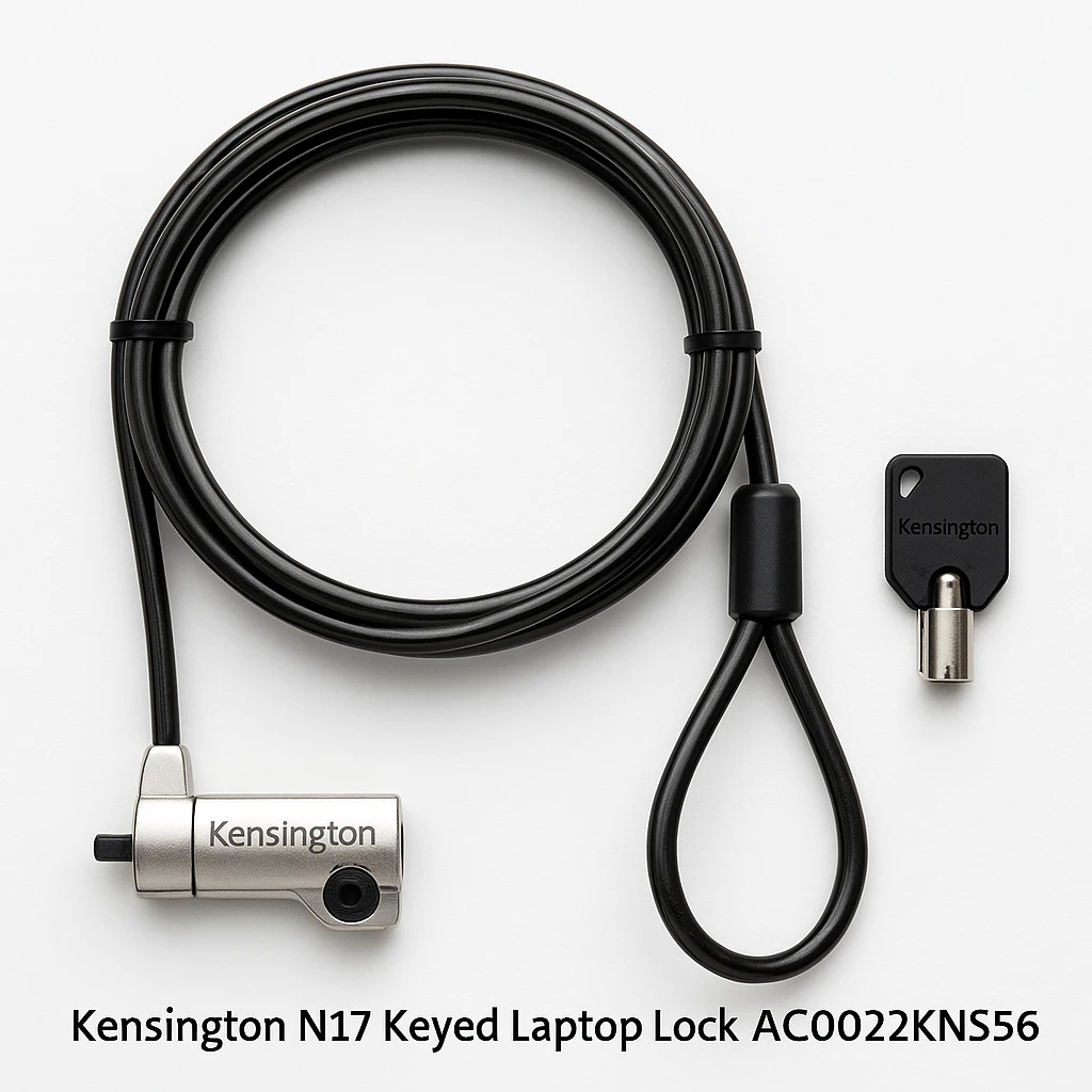Kensington N17 Keyed Laptop Lock for Wedge Shaped Slots - Bloqueo de cable de seguridad