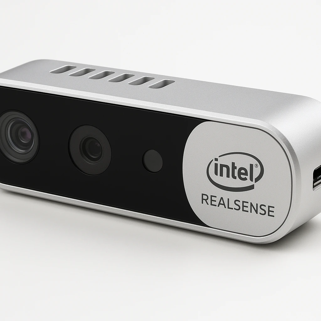 Intel RealSense D435 - Cámara de profundidad - 3D - para exteriores, en interior - color - 1920 x 1080 - audio - USB 3.0