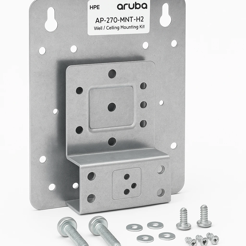 HPE Aruba AP-270-MNT-H2 - Kit de montaje en pared / techo para dispositivo de red - para HPE Aruba AP-318, AP-365, AP-367, AP-374, AP-375, AP-377, AP-584, AP-585, AP-587