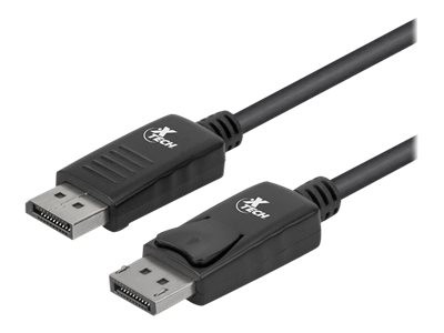 Xtech - Cable DisplayPort - DisplayPort (M) a DisplayPort (M) - 1.8 m - trabado - negro