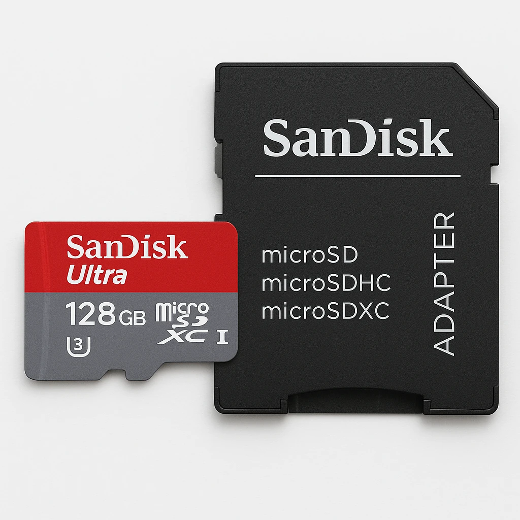 SanDisk Ultra - Tarjeta de memoria flash (adaptador microSDXC a SD Incluido) - 128 GB - UHS-I / Class10 - microSDXC UHS-I