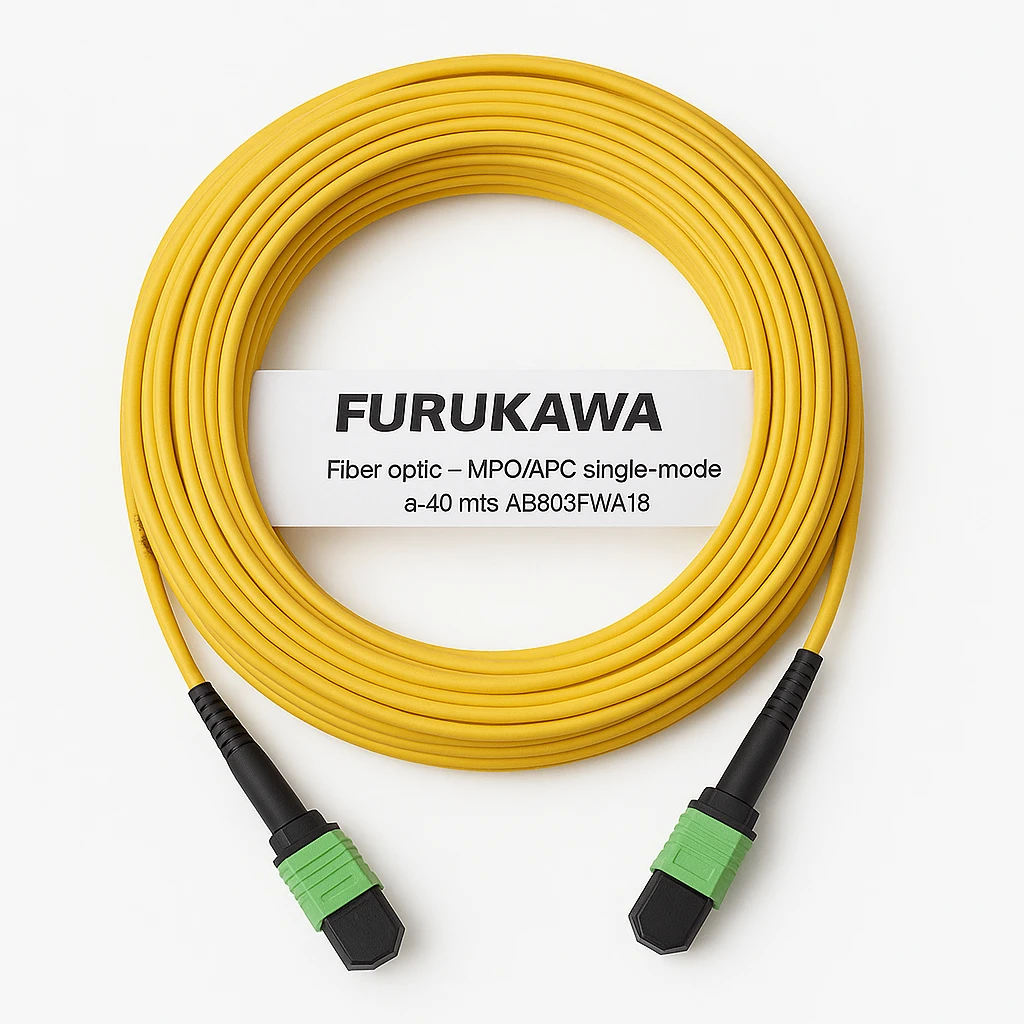 Furukawa - Fiber optic - MPO/APC single-mode a  - 40 mts