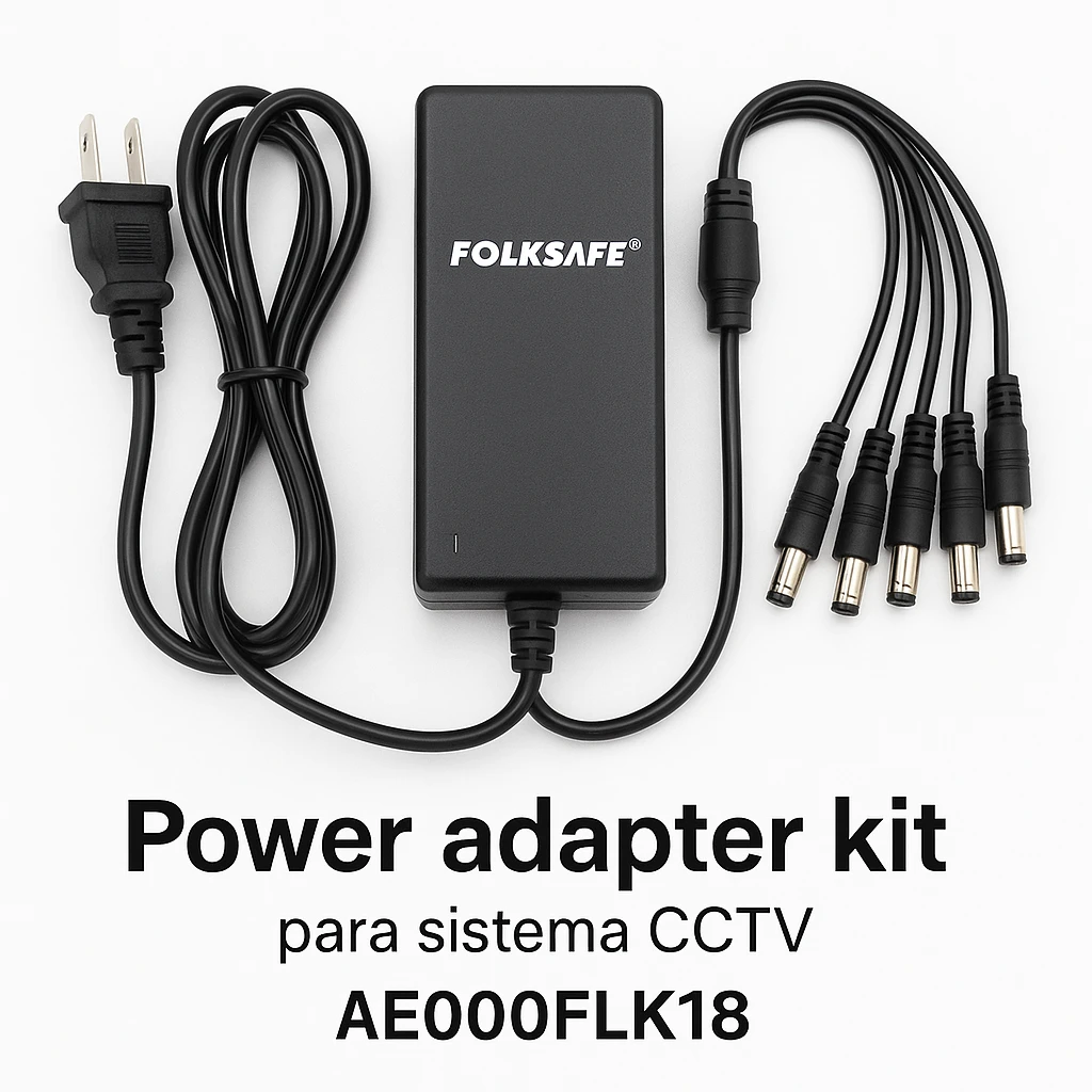 Folksafe - Power adapter kit - para sistema CCTV