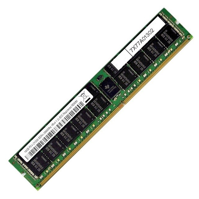 Lenovo TruDDR4 - DDR4 - módulo - 16 GB - DIMM de 288 contactos - 2666 MHz / PC4-21300 - 1.2 V - registrado - ECC - para ThinkAgile VX Certified Node 7Y94; ThinkAgile VX3320 Appliance; VX7520 