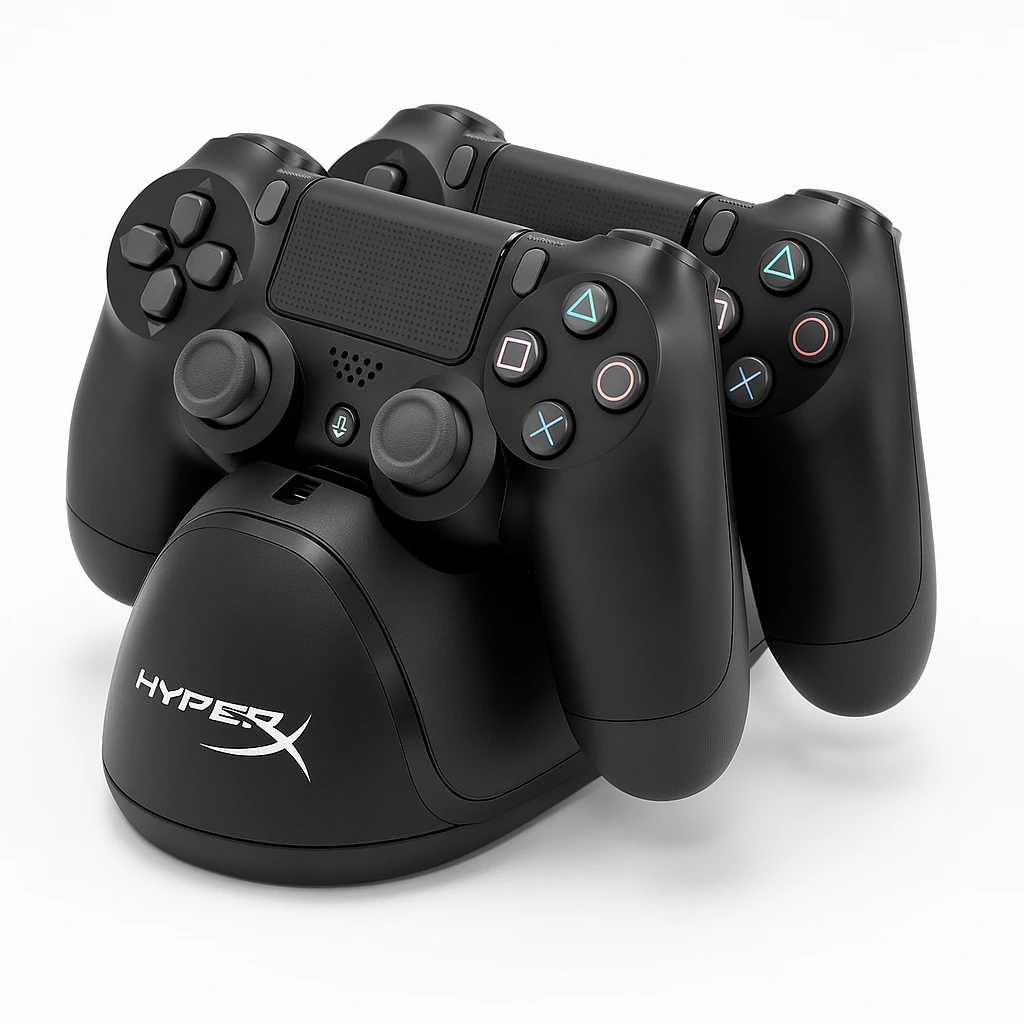 HyperX ChargePlay Duo - Estación de carga - 2 conectores de salida (conector de control PS4) - Estados Unidos