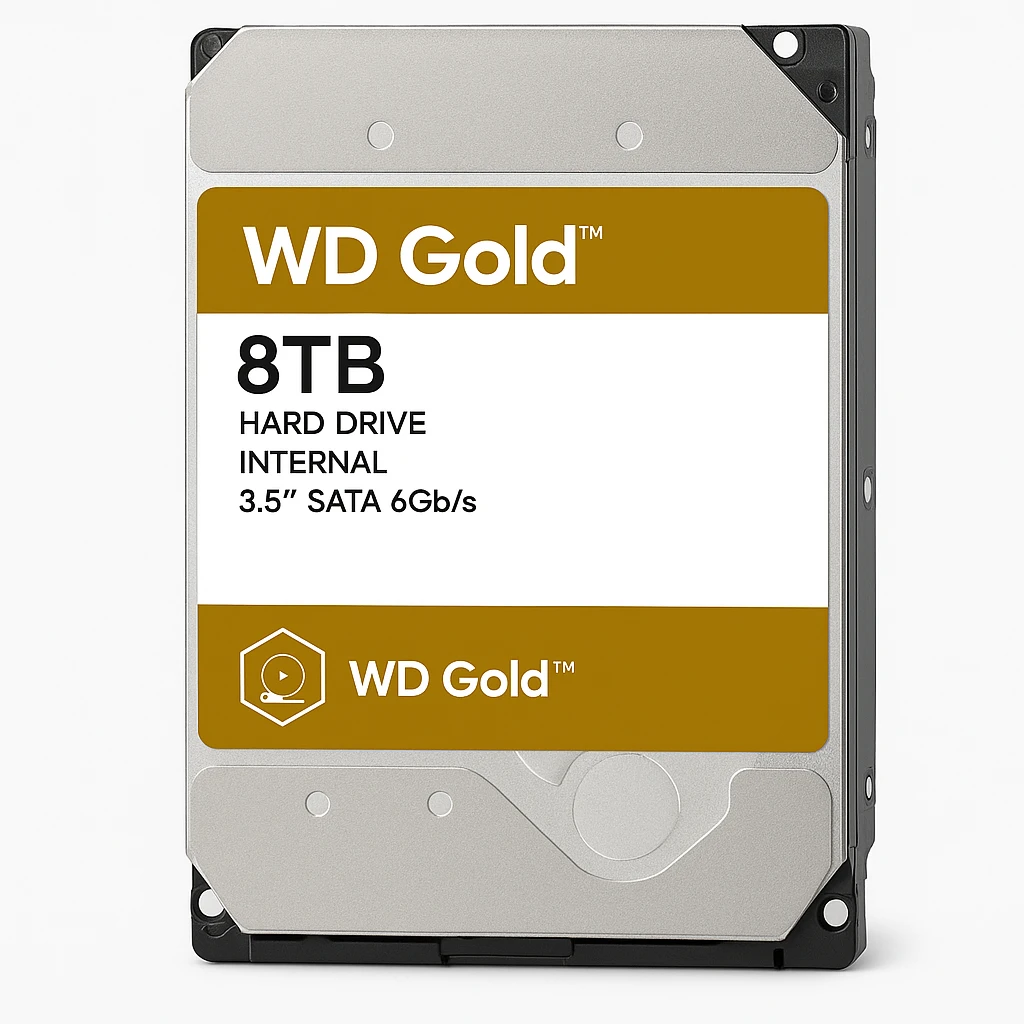 WD Gold WD8004FRYZ - Disco duro - 8 TB - interno - 3.5" - SATA 6Gb/s - 7200 rpm - búfer: 256 MB